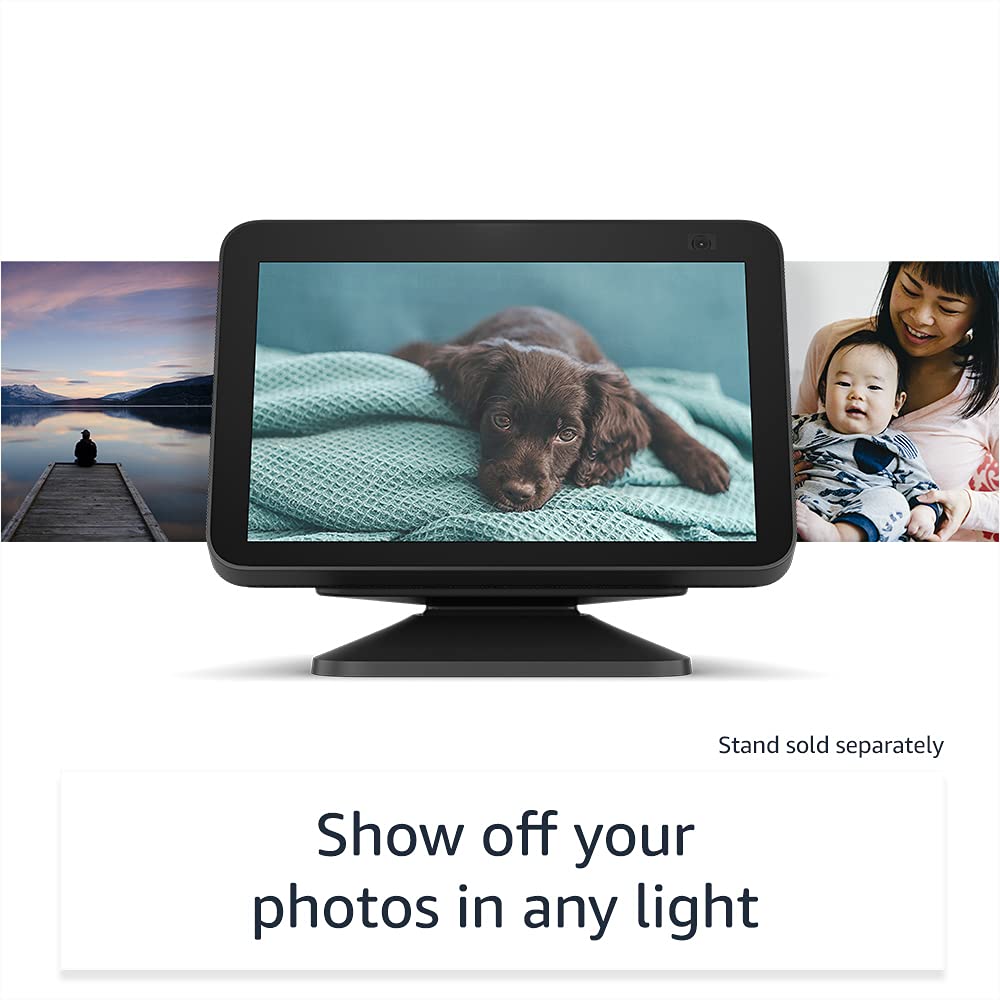 Echo Show 8 (2nd Gen, 2021 release) | HD smart display with Alexa and 13 MP camera | Glacier White 5