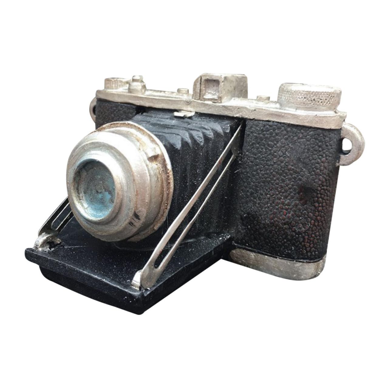 BIUDECO Retro Bauble Process Vintage Camera Retro Decoration Camera Props Tabletop Decor Miniture Decoration Camera Figurine Miniature Camera Old Camera Prop Synthetic Resin Black 1