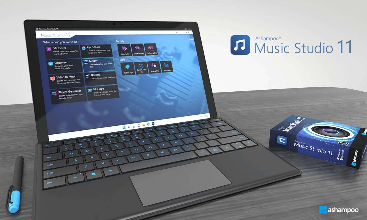 Music Studio 11 - Music software to edit, convert and mix audio files - Eight music programs in one for Windows 11, 10 6