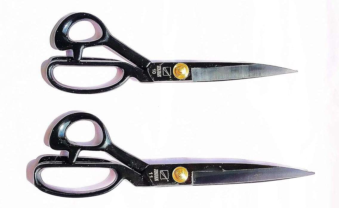 Acceptive Jupiter Tailor Scissor Combo of 10 and 12 inches. (Black) 4