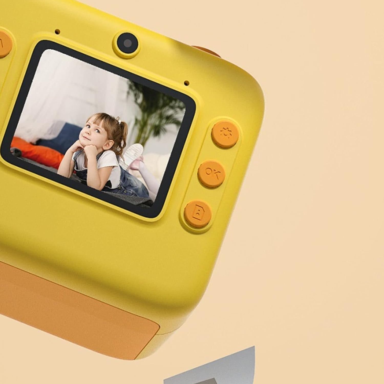 Kids Camera - Instant Print - 48MP Selfie Video Digital Camera with Zero Ink Print Paper - Built in Fill Light Instant Camera with Lanyard - Sticker for Kids - Girls Boys - Toddlers Gift 6