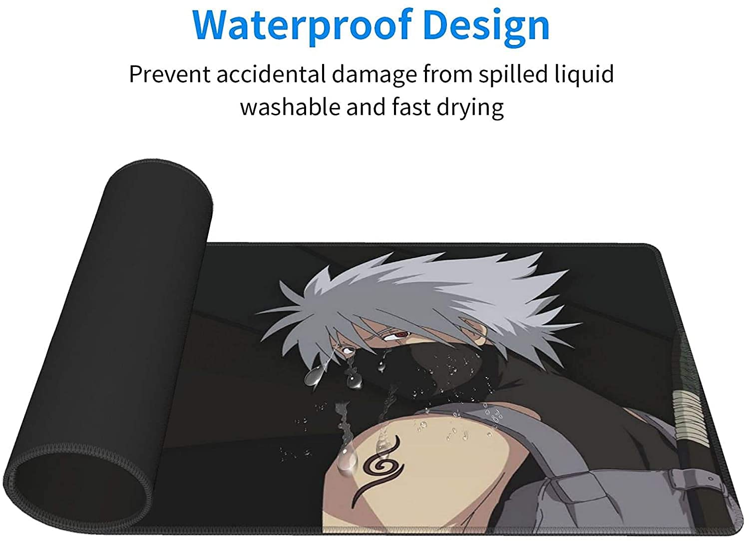 SMAIGE XXL Extended Gaming Mouse Mat/Pad - Large, Wide (Long) Mousepad, Stitched Edges | 27.6"x11.8"x0.08" Dimensions-Anime desigen for Men Boys 5