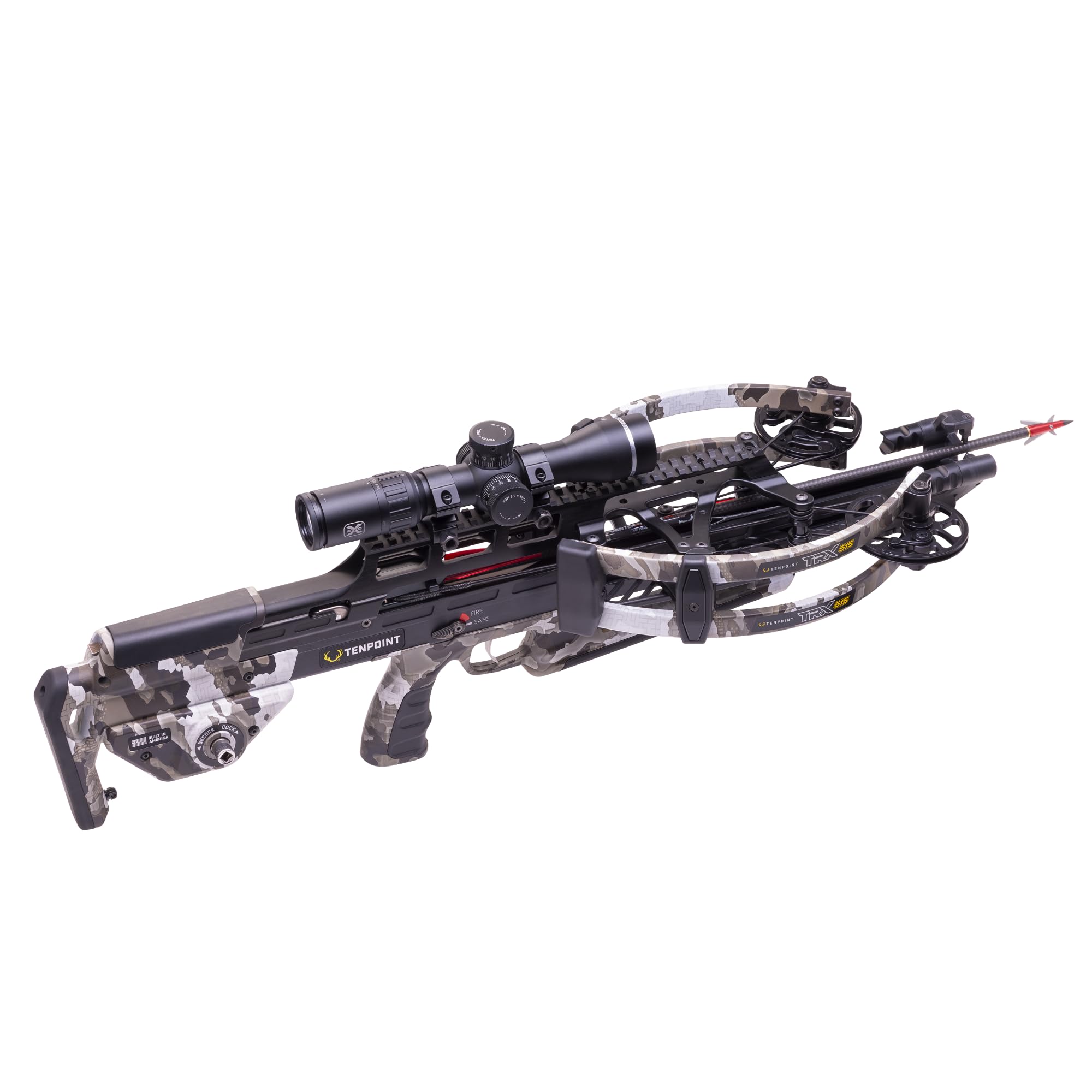 TenPoint TRX 515, Vektra - 515 FPS - Fastest, Most Accurate, Most Advanced Crossbow in The World - Includes ACUslide MAXX, EVO-X Elite Scope & Three CenterPunch HPX Carbon Arrows 1