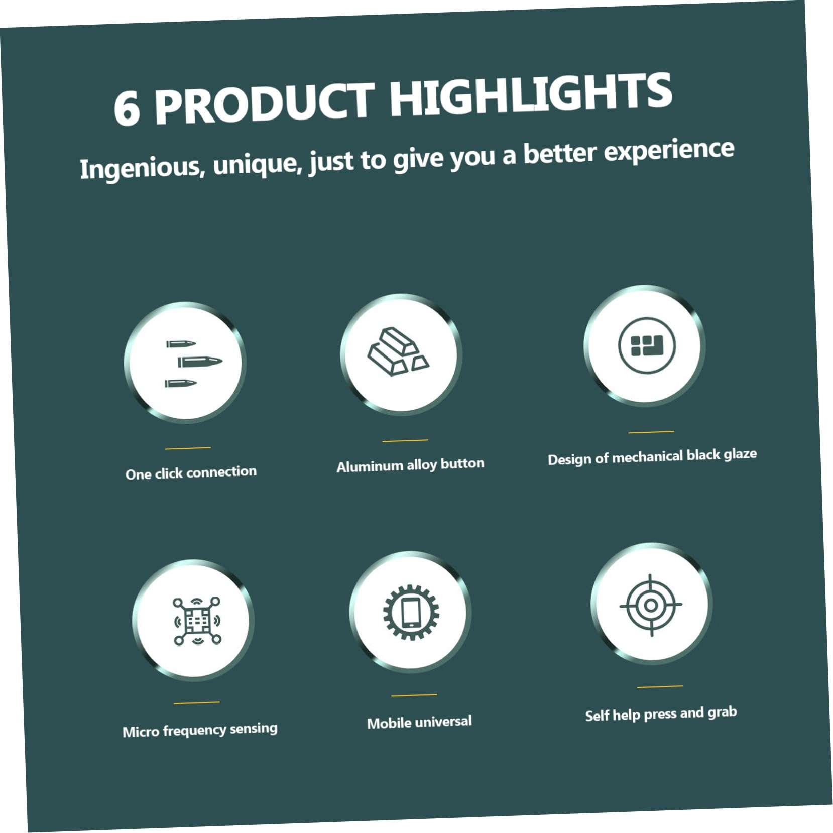 HOMSFOU 2 Pairs Trigger Gaming Compact Gamepad Grip Handle for Easy to Install 2