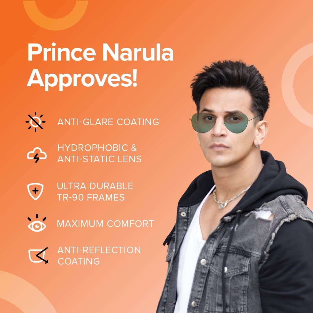 Intellilens Cat Eye Sunglasses For Women|UV Protected Goggles for Women (Black & Grey) (64-22-148) 3