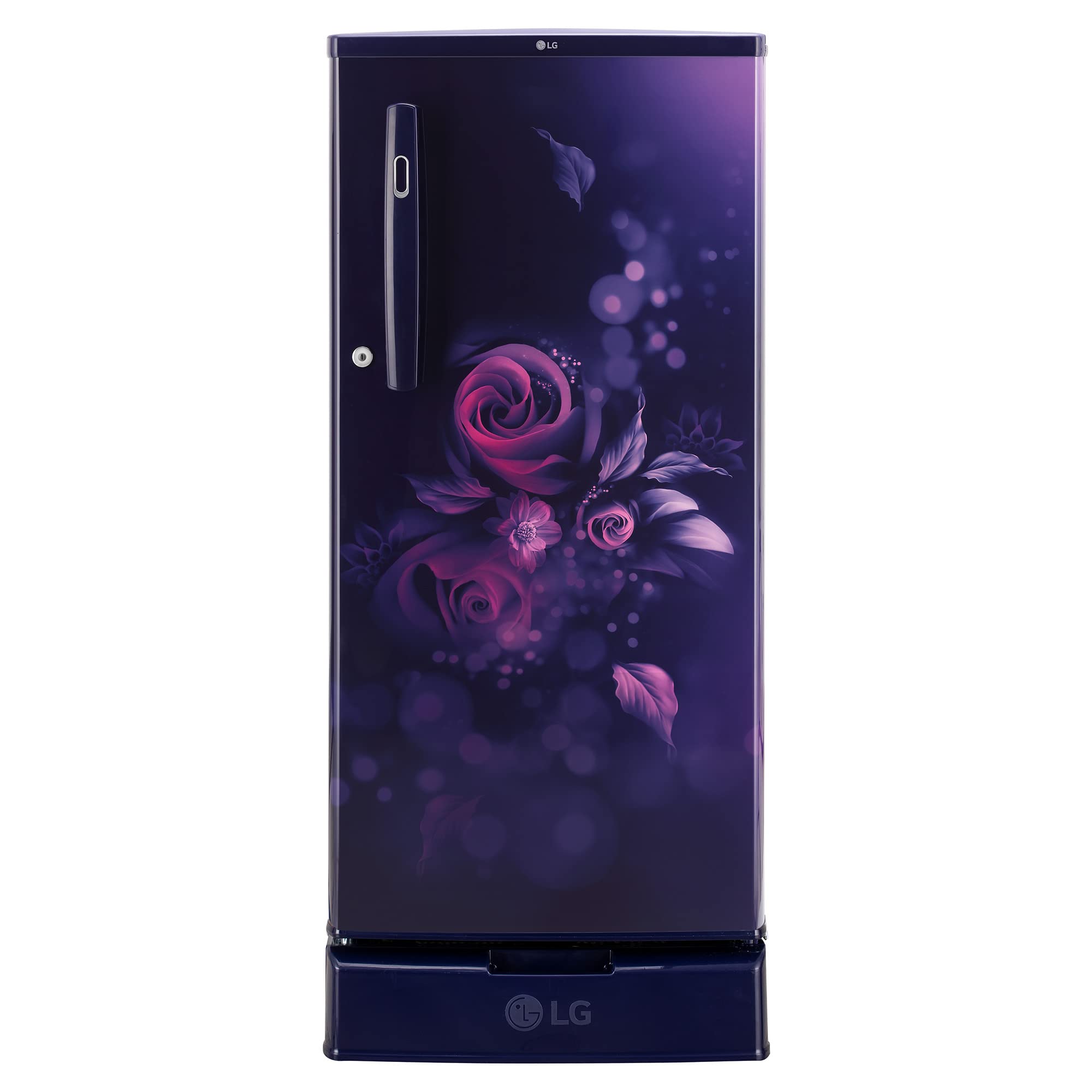 LG 185 L 3 Star Direct-Cool Single Door Refrigerator Appliance (GL-D199OBED, Blue Euphoria, 2023 Model, Base stand with drawer) 1
