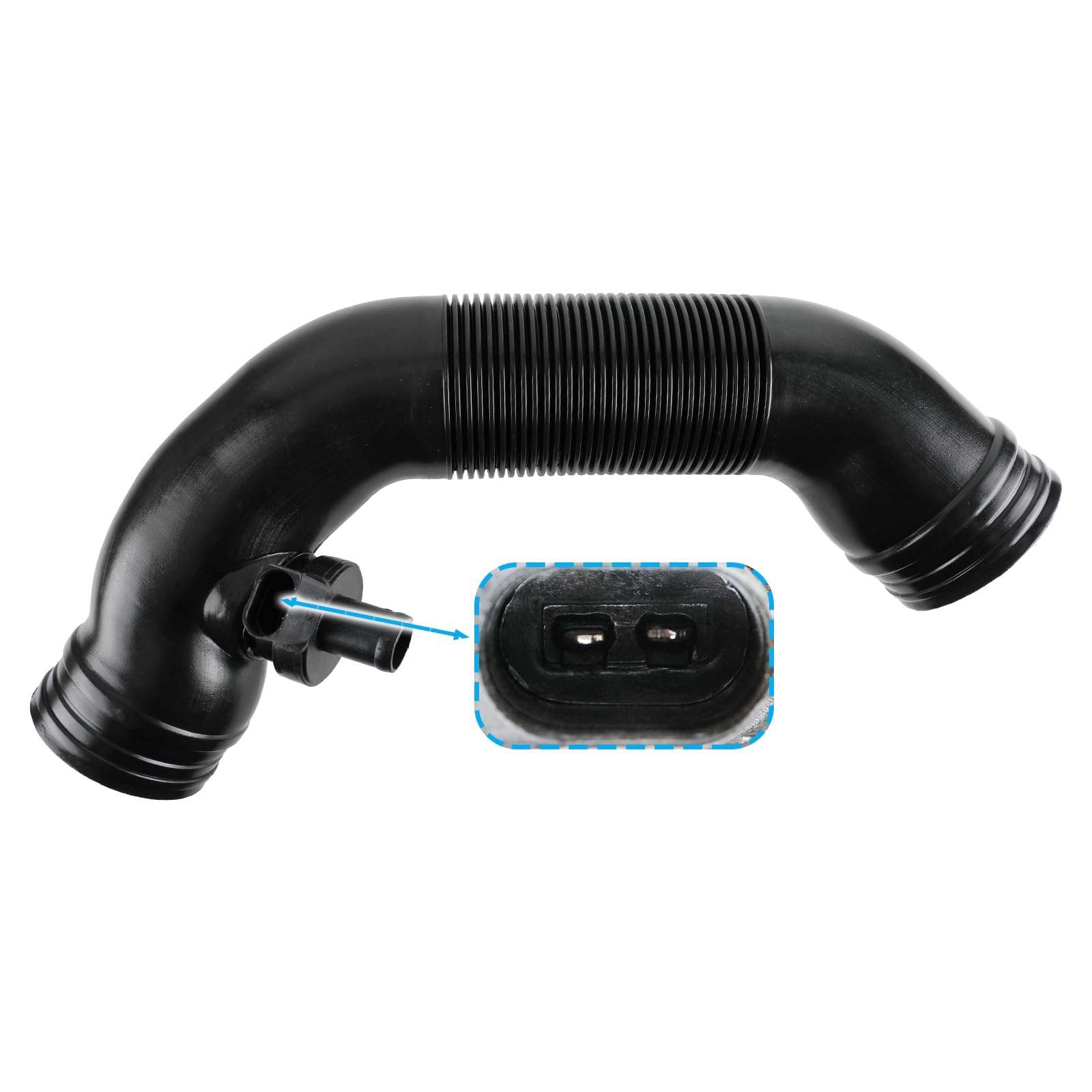 CARBBIA 1TD129684G Car Engine Air Intake Hose Pipe Tube Compatible with VW Jetta Compatible with Magotan Compatible with Sagitar Compatible with Touran Compatible with Skoda Octavia 1TD 129 684 G 3
