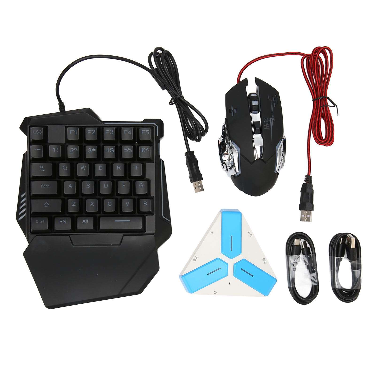 Mobile Game Converter, PUBG FireCall of Duty, RGB Backlit Keyboard, High Sensitivity Gaming Mouse, Screen Casting, While Playing 1