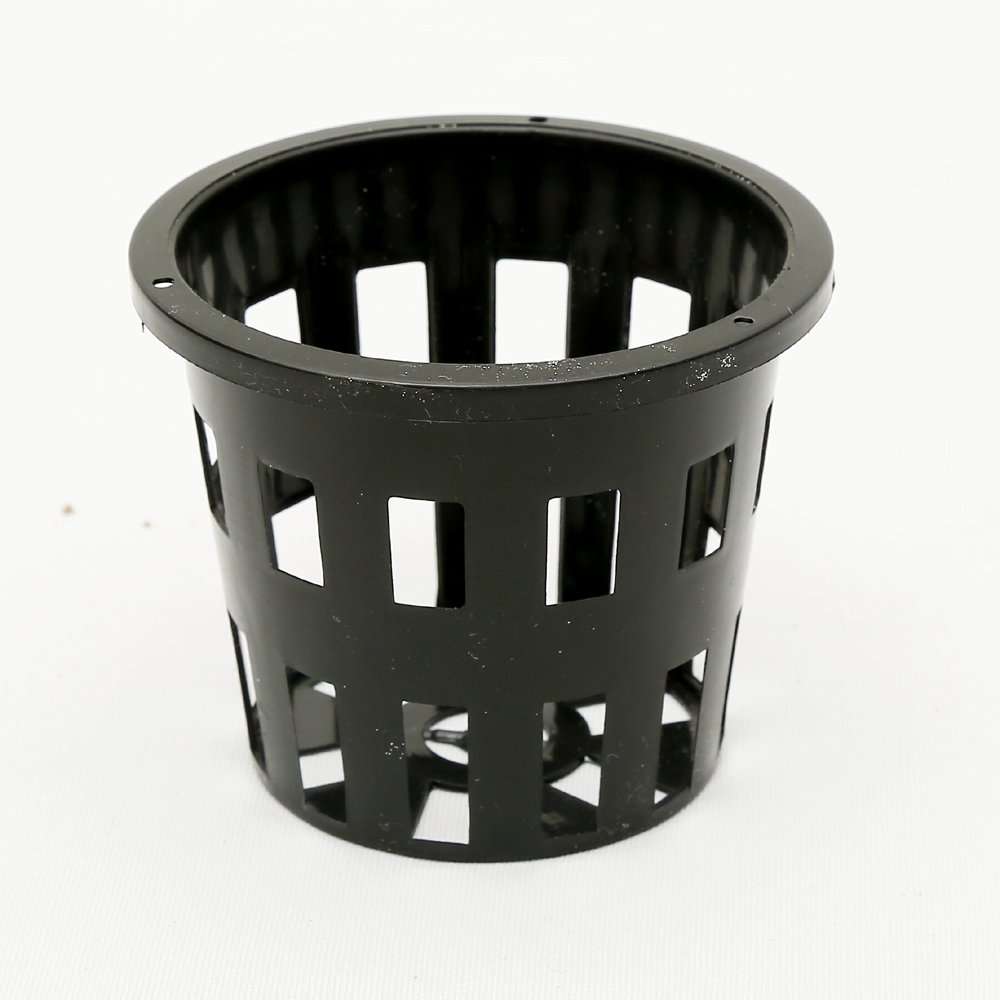 BIO BLOOMS AGRO INDIA PRIVATE LIMITED Netted Pots or Hydroponic and Aquaponics Pot Black Color Set of 50 Pcs Bio_160c 3