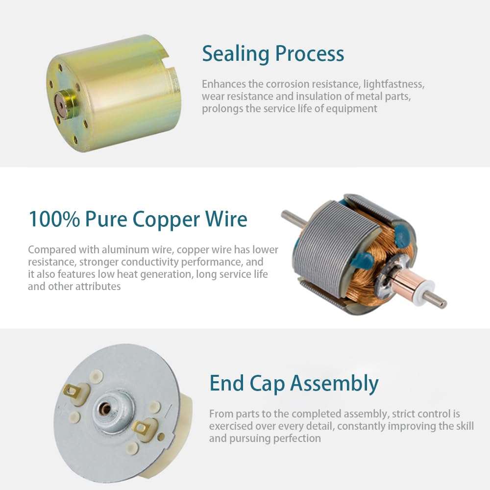 Greartisan DC 12V 5RPM Gear Motor High Torque Electric Micro Speed Reduction Geared Motor Centric Output Shaft 37mm Diameter Gearbox 4