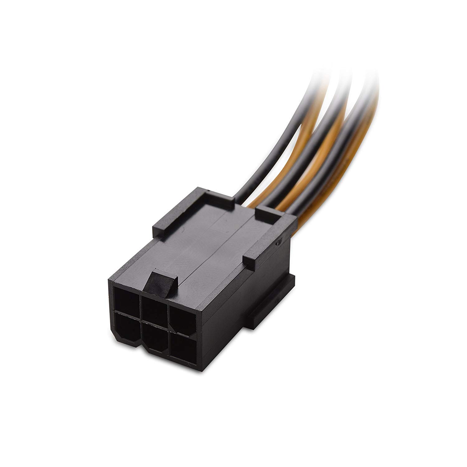 2 Pack 6 Pin Male to 8 Pin Male PCIe Express Power Adapter Cables for Graphics Video Card 6Pin to 8Pin PCI-E Power Cable 20CM 4