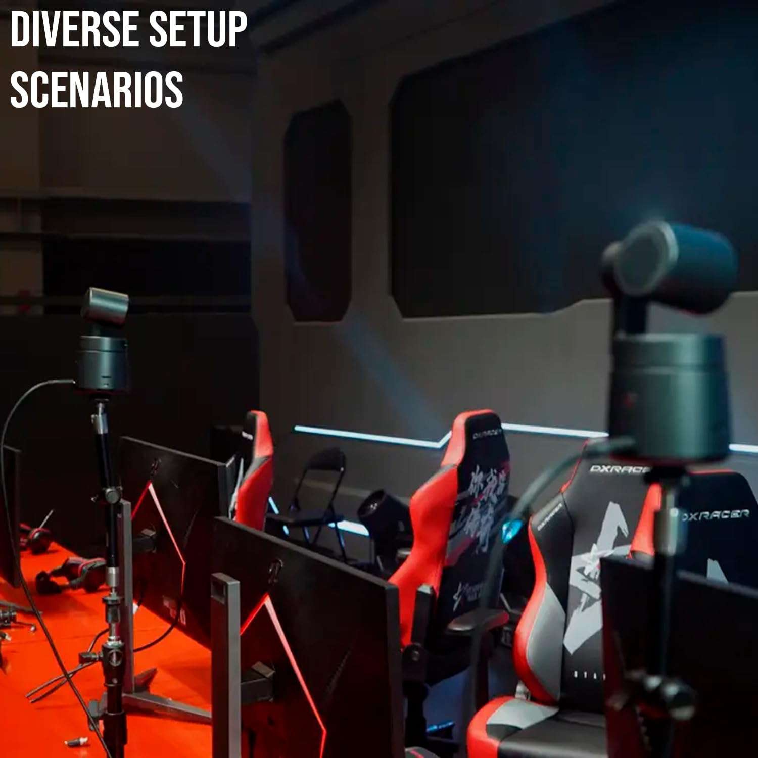 OBSBOT Tail Air AI-Powered 4K PTZ Streaming Camera Bundle (Black) with Adapter (Black), Tripod, Remote Controller (Black), 256GB Memory Card, and HDMI Cable (Silver, 2-Pack) (6 Items) 5