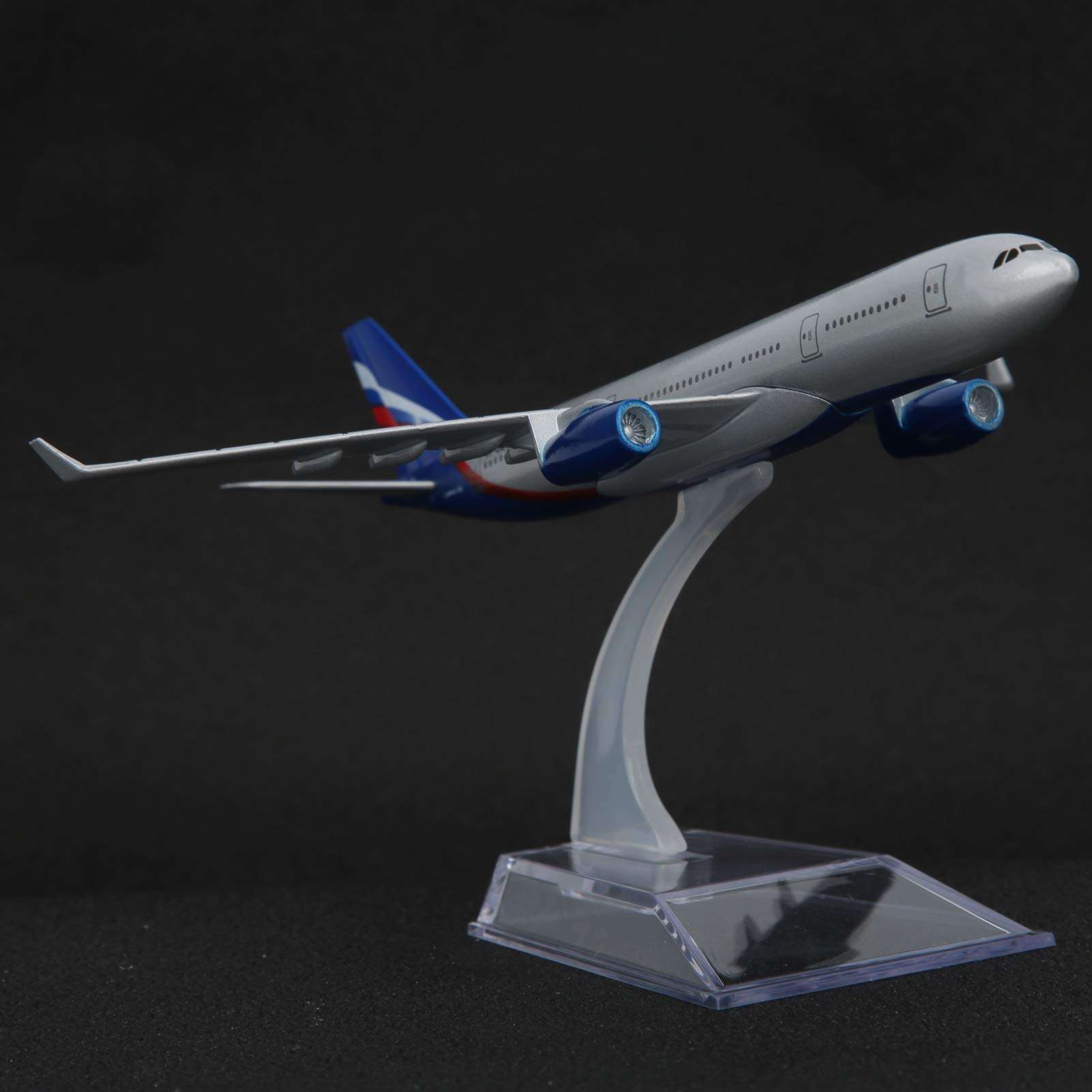 Fly Model, with Base Bracket Alloy Airplane Model, Beautiful Corrosion Resistance High Hardness for Kids Aviation Collection Office((Russia 330)) 3