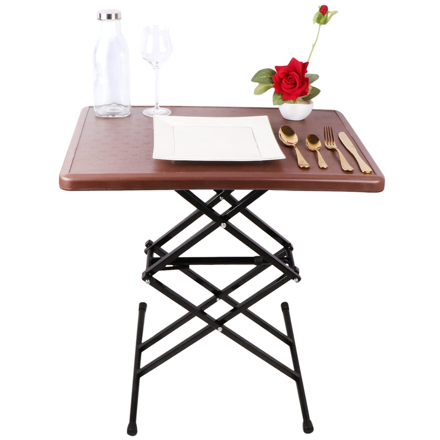 A to Z Hub Height Adjustable Multi-Purpose Plastic Table for Study, Dining & Indoor and Outdoor 1