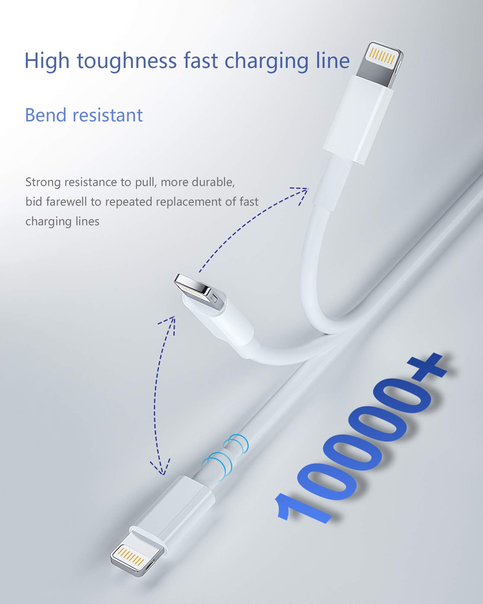 Recomfit Apple Lightning to 3.5mm AUX Jack Adapter, 3.3ft Charger Cable USB Charging Cord for iPhone 14/13/XS/X/8/7 6
