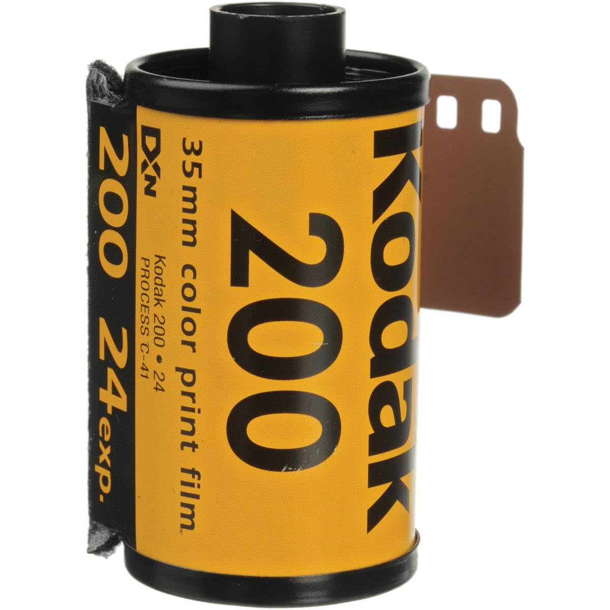 Kodak EKTAR H35N Half Frame Film Camera, Striped Silver, Bundle with Kodacolor Gold 200 35mm Color Negative Roll Film, 24 Exposure and Shoulder Bag 4
