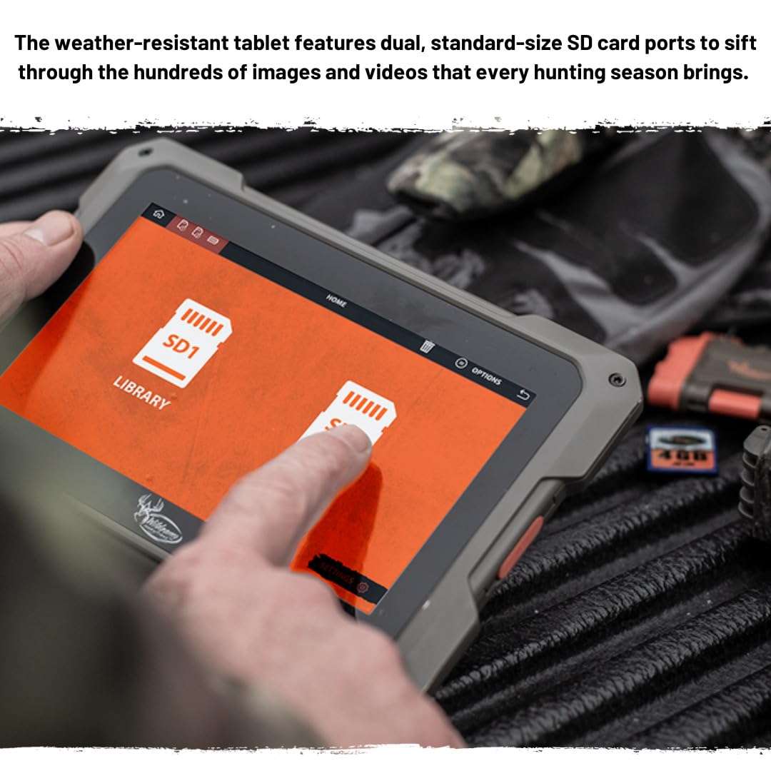 Wildgame Innovation 7-Inch HD Backlit TFT Touchscreen Trail Pad Tablet Bundle with Card Reader, and 32GB Ultra SDHC UHS-I Memory Card (4-Pack) (6 Items) 4