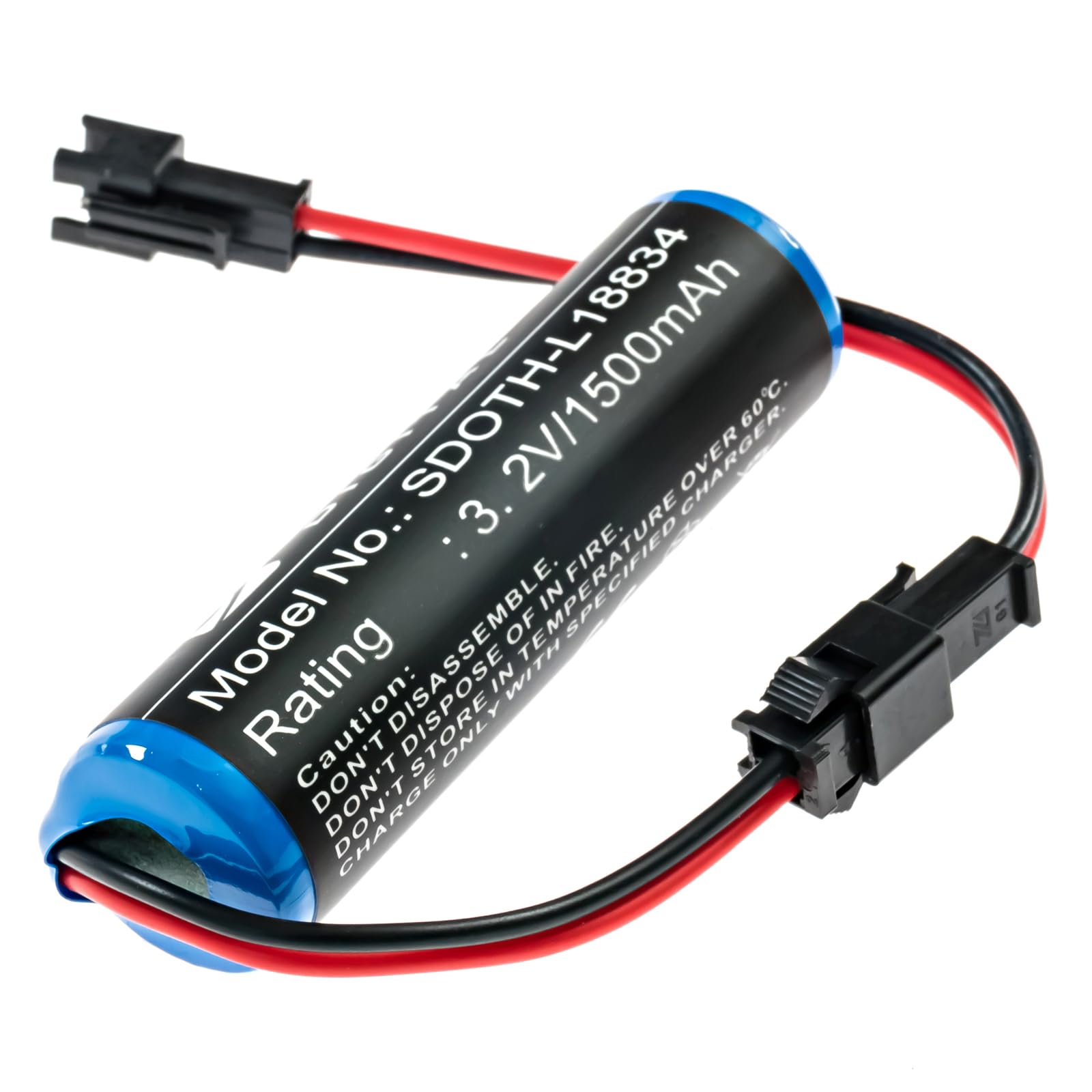 Synergy Digital Solar Battery, Compatible with Gama Sonic GS32V15 Solar Battery (LiFePO4, 3.2V, 1500mAh) 1