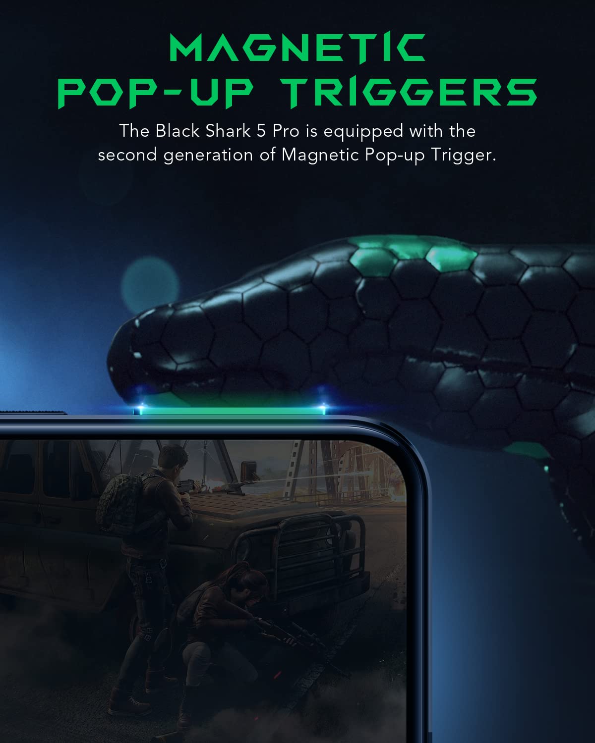 Black Shark 5 Pro Gaming Phone, 5G Factory Unlocked Android Smartphone, 8+128GB, 120W Fast Charging Snapdragon 8 Gen 1, 6.67" 144Hz E-Sports OLED Display, 4650mAh NFC Cell Phones-Steller Black 6