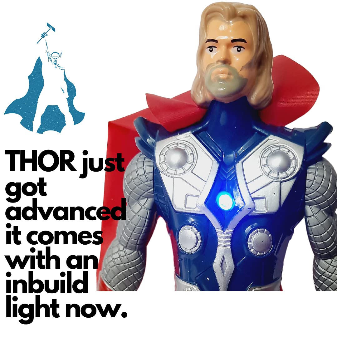 Kart In Box, Thor Toy with Light, Toys, Thor Hammer, Thor Stormbreaker, Action Figure, Toy, Toys Set, Thor Toys, Thor Hammer Toy (7 Inch) 4