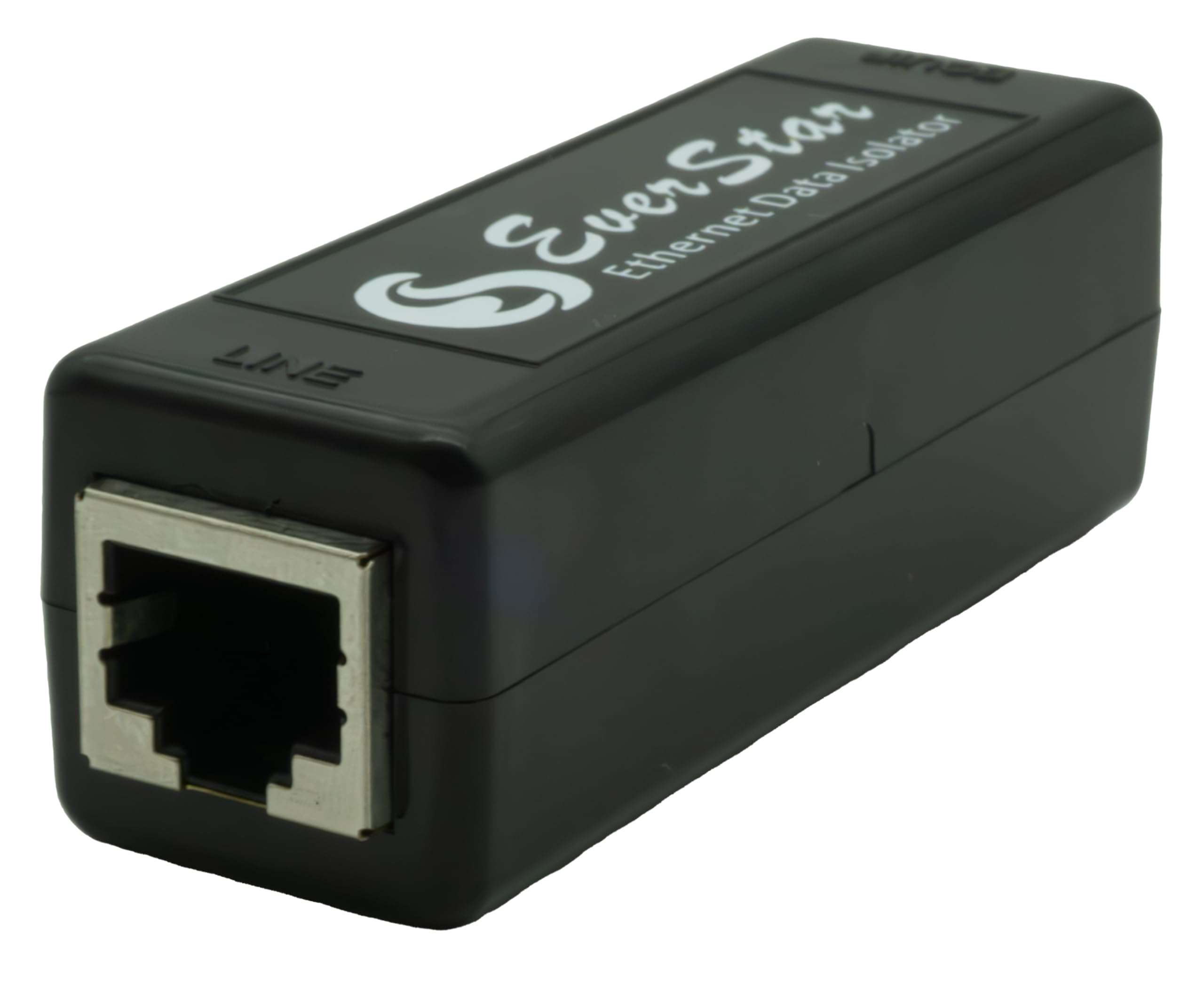 EverStar MI-305 Galvanic Network Isolator for Healthcare (EN60601-1 Compliant 4.5 KV, 2 MOPP) + 5” Patch STP Cable (1+1pc Kit) | Apple/Android TV | Hi-Res Audio Systems (RJ45) | Black 3