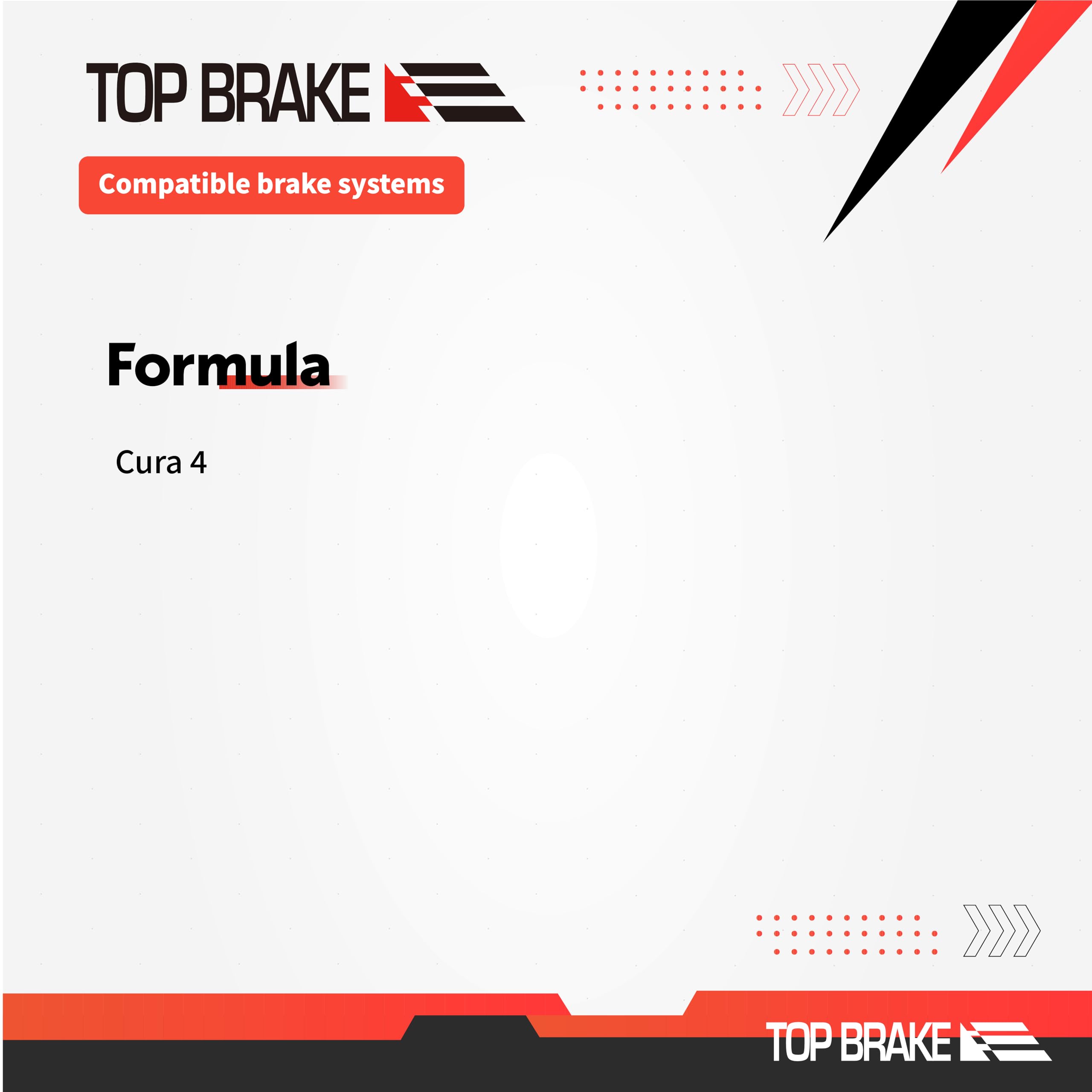 TOP BRAKE Disc Mountain Bike Brake Pads for Formula Cura 4 | MTB, Downhill, Trail Bikes| Ceramic Compound, Silent Option,Performance Version, Red (PIN Included) 3