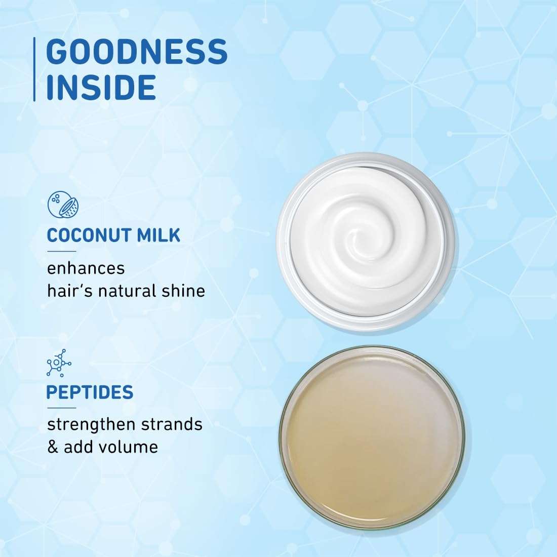 Plum Coconut Shampoo for Dull Hair with Coconut Milk and Peptides for Strong & Shiny Hair I 22x shine I Soft, silky hair I Shampoo for Women and Men | SLS sulphate and paraben free shampoo I 250ml (Pack of 2) 4