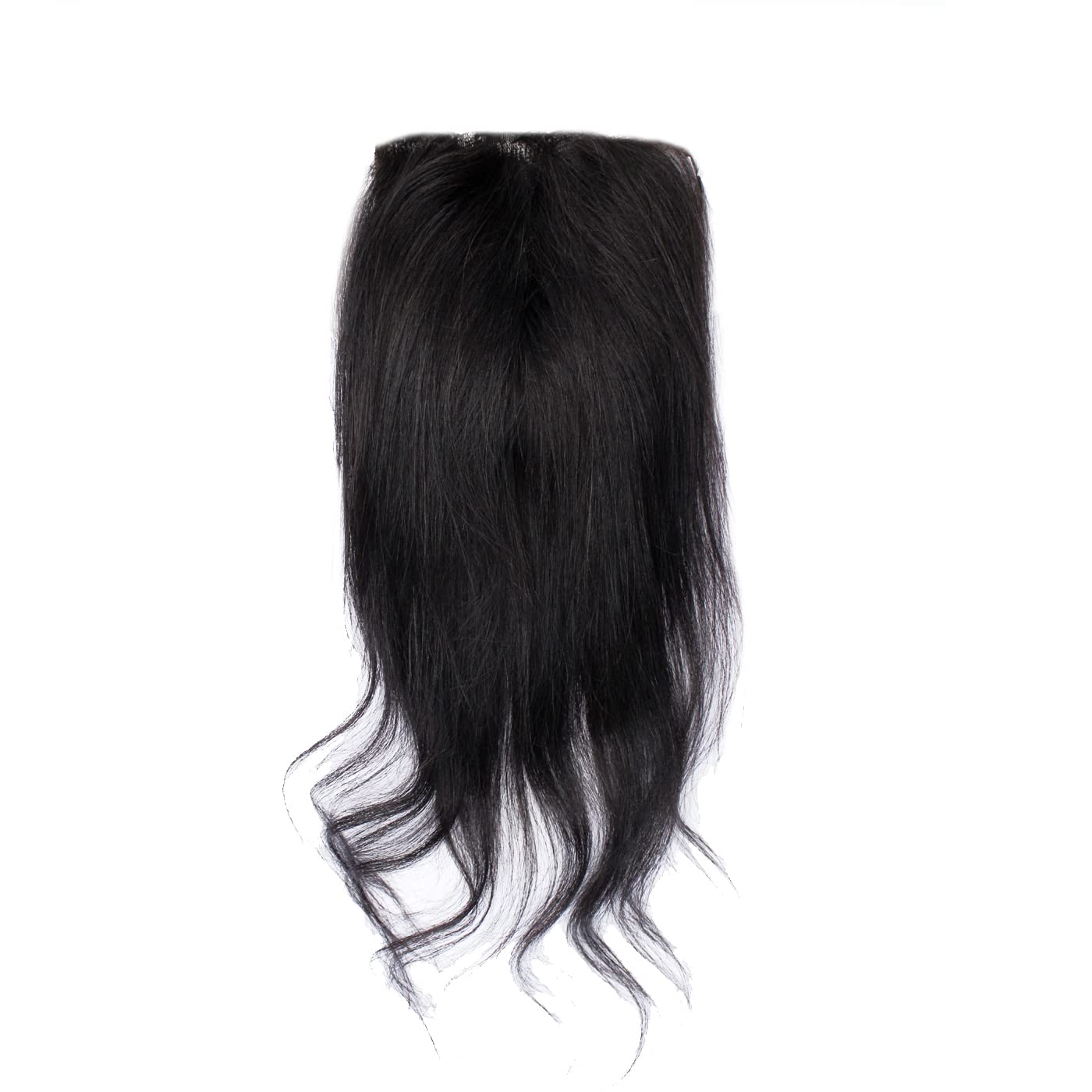 Confidence Virgin Human Hair Silky Front Lace Closure With Clip Hair Extension For Women, Pack Of 1 (16 Inch, Medium Brown) 6