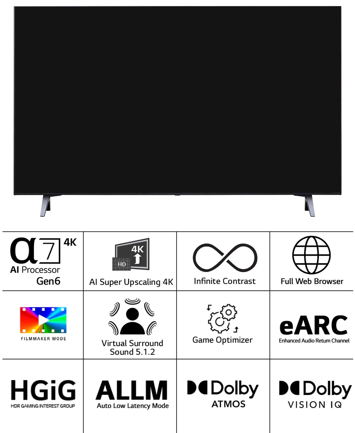 LG 164 cm (65 inches) 4K Ultra HD Smart OLED TV 65A3PSA (Rocky Black) 2