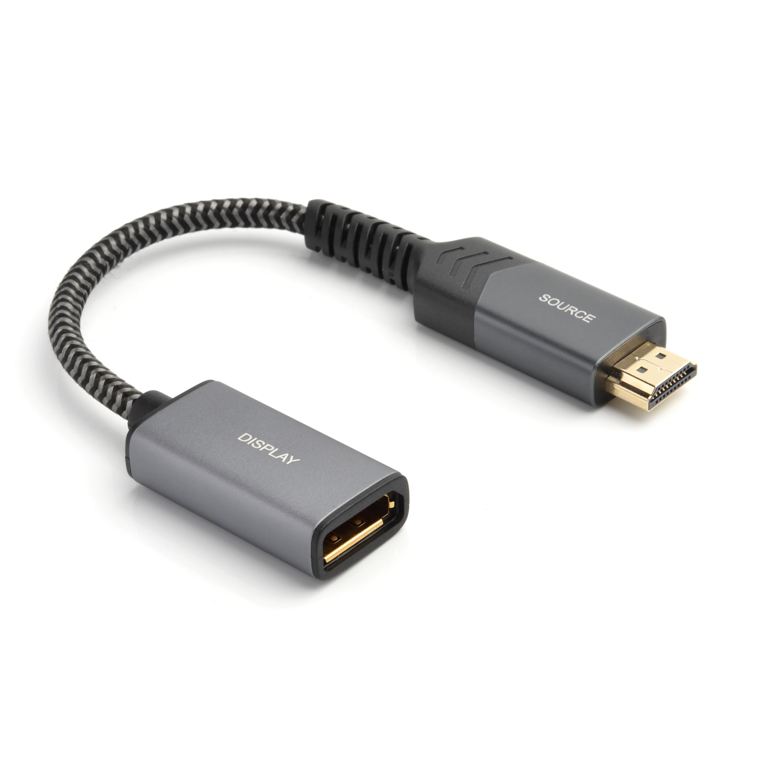 BlueRigger HDMI Male to DisplayPort Female Adapter, 4K HDMI to DisplayPort Connector HDMI in to DP Cable Out for Xbox One/360/PS4/PS5/Mac Mini, PC to Monitor 1