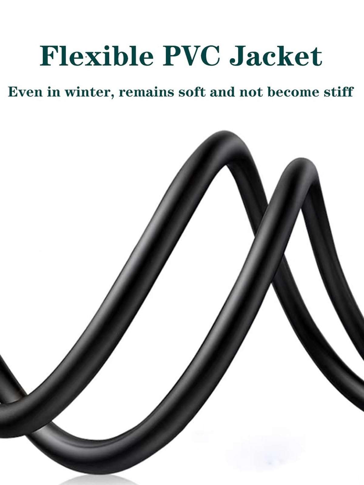 2Prong AC Power Cord Cable Compatible with JBL PartyBox 100 110 200 300 310 710 1000 On-The-Go Speaker JBL Soundbar Power Cable 4