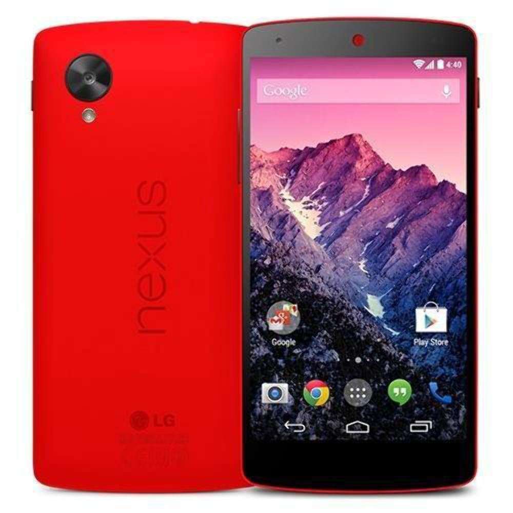 LG Google Nexus 5 D821 16GB Factory Unlocked (Red) - No 4G in USA - International Version No Warranty 1