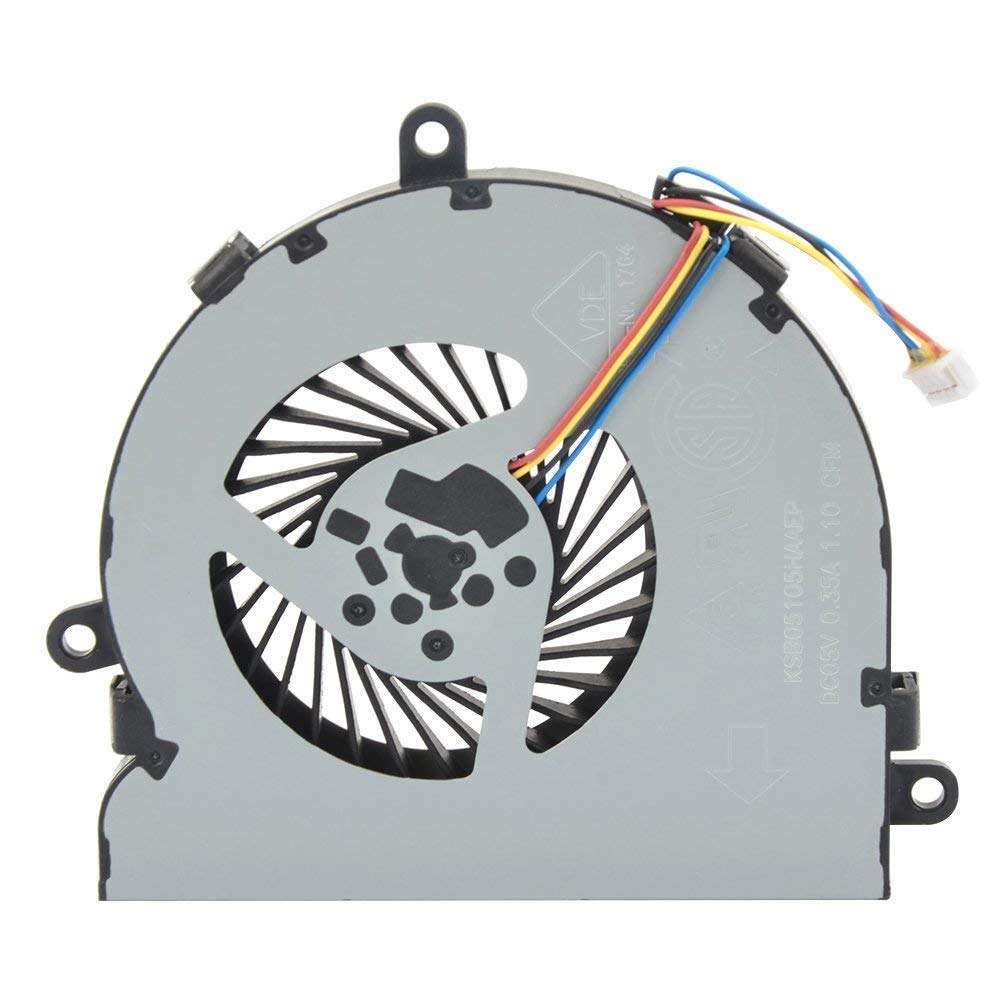 Replacement CPU Cooling Fan for HP 250 G4 255 G4 Notebook 15-AC Series DC28000GAR0, 4-Pin 4-Wire SPS 813946-001 2