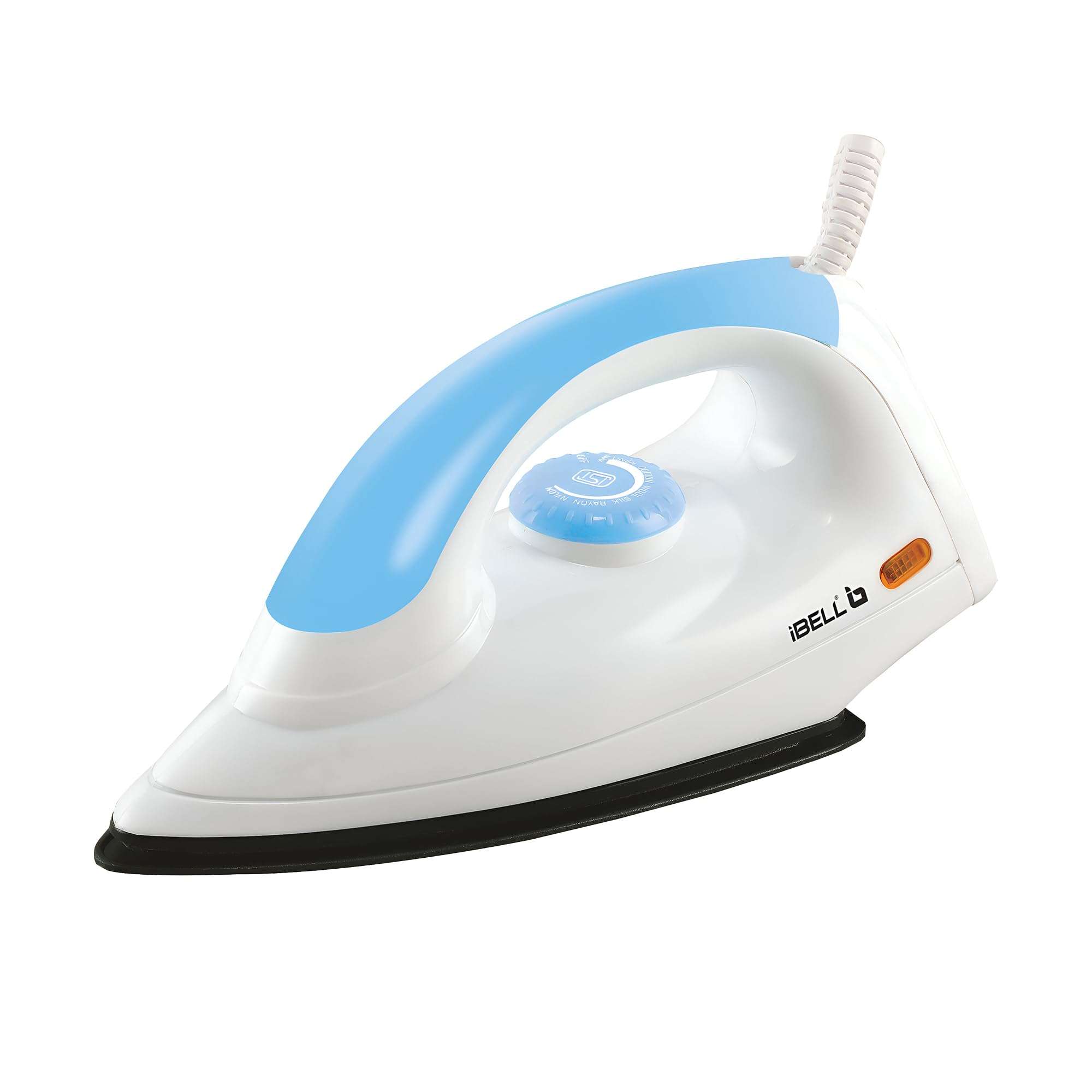IBELL MAGIC 1000 Watts Dry Iron for Clothes with 3 Years Warranty, Non-Stick Soleplate, Adjustable Temperature Control, Shock Proof Body, Pilot Lamp Indicator, Compact and Lightweight Design 3