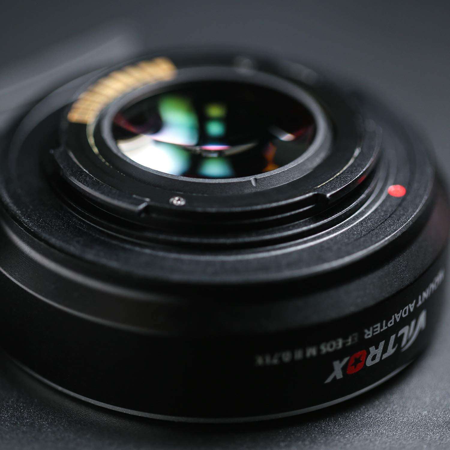 VILTROX EF-EOS M2 Lens Mount Adapter 0.71x Speed Booster Lenses Ring Adapter for Canon EF Lens to EOS EF-M Mirrorless Cameras AF Auto Focus Reducer Adapter 6