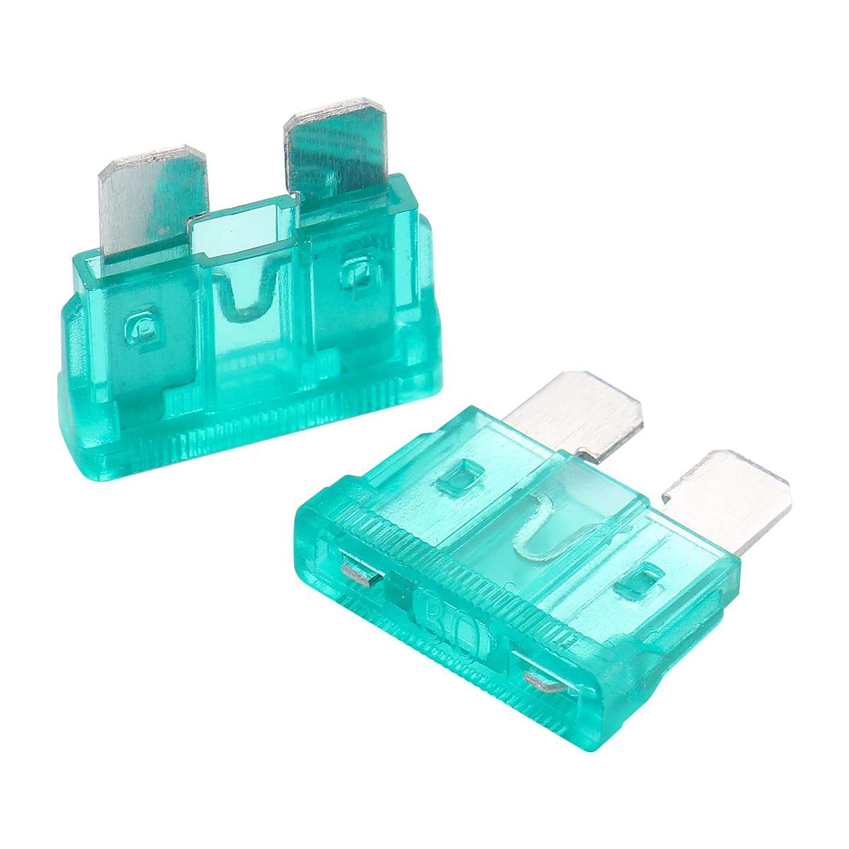 Baomain 25PCS 30 Amp Blade Fuses 30A 32V Fast-Acting Fuse for Automotive Car Truck, Short Circuit Protection Car Fuse, 30A Auto Fuses ATC/ATO (25PCS) 5