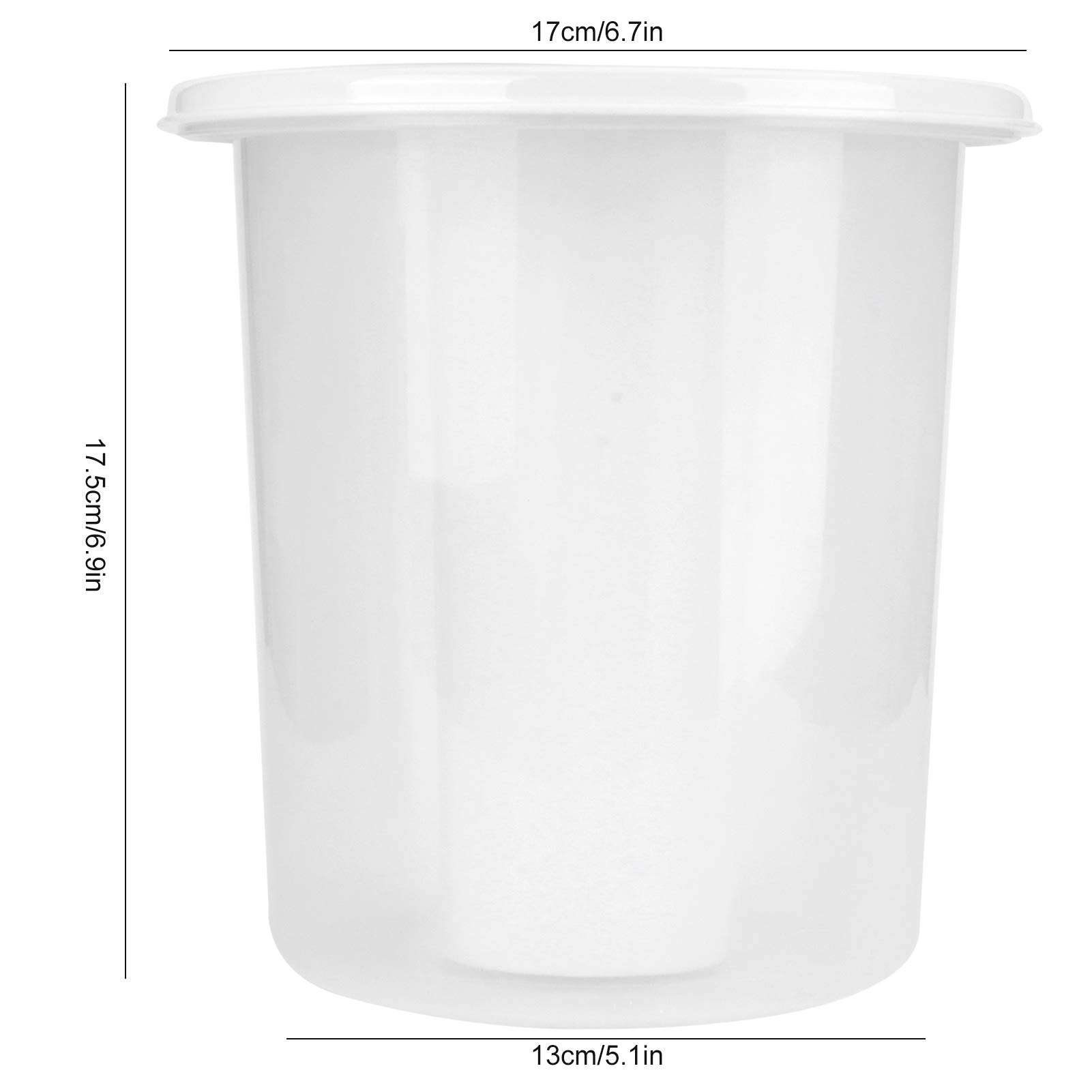 Ice Bucket, Shaved Ice Container Reusable Shaved Ice Plastic for Cocktails Snow Cones Cool Drinks Slushies 4