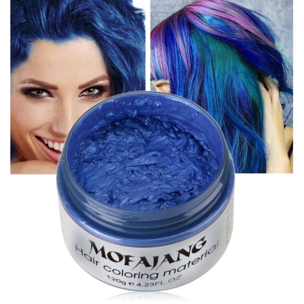 Hair Color Wax, Hair Coloring Wax, Unisex Multi-Colors Temporary Modeling Hair Wax, DIY Hair Color Wax Mud Hair Dye Cream Mud Hair Dye Cream 6