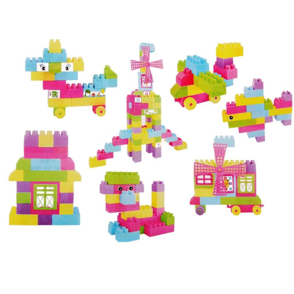 MAJIK Building Block Bricks Toy for Kids Boys and Girls (Combo of 2) (Multicolor M3) 3