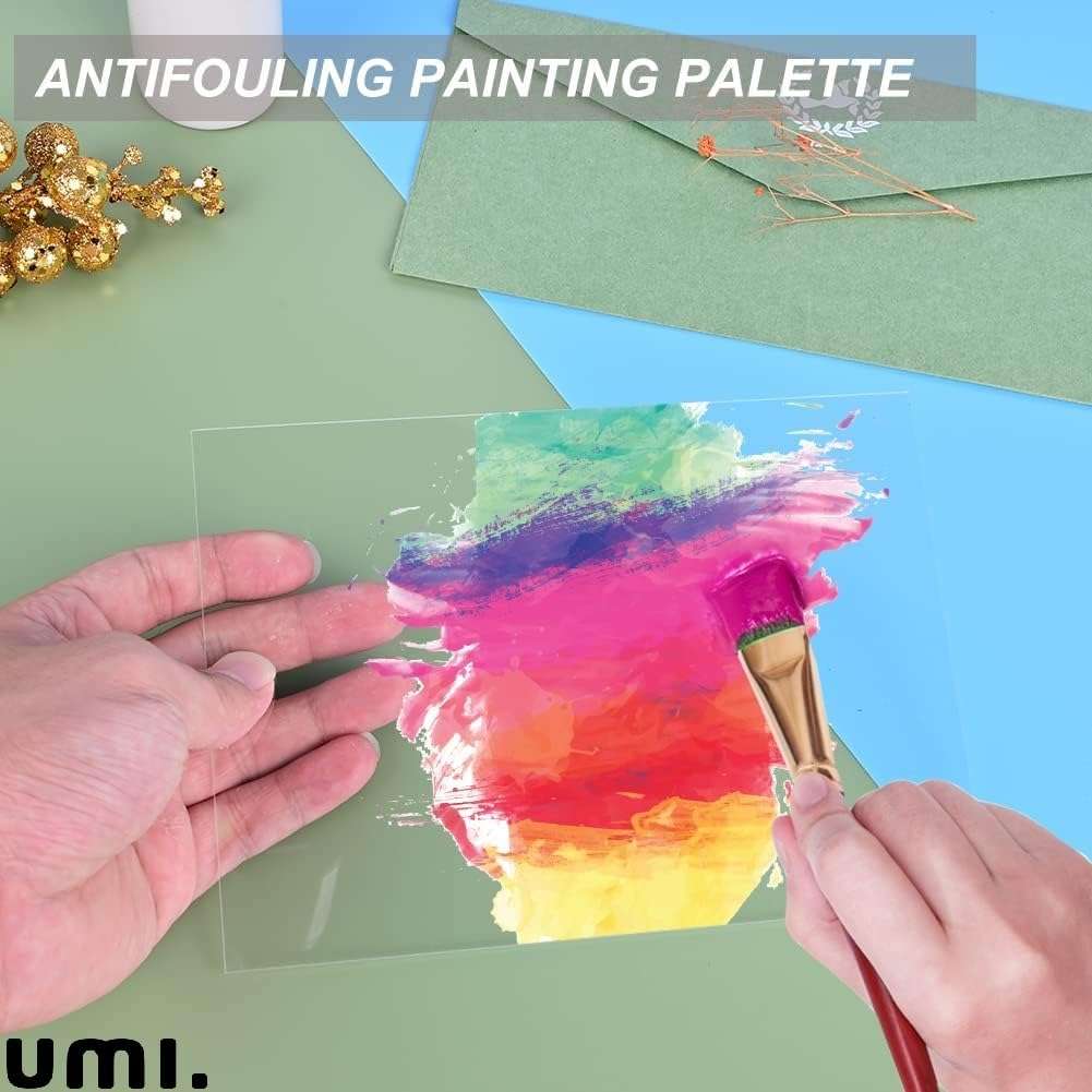 Umi. 2mm Clear Transparent Plexiglass Acrylic Sheet for DIy Crafts, Signs and Home Decor (A4 size (3pc)) 6