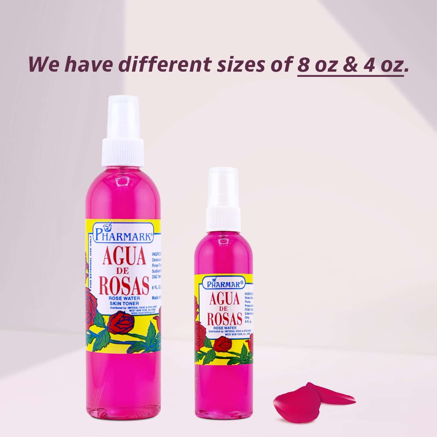 Agua De Rosas 4 Oz. Rose Water 6