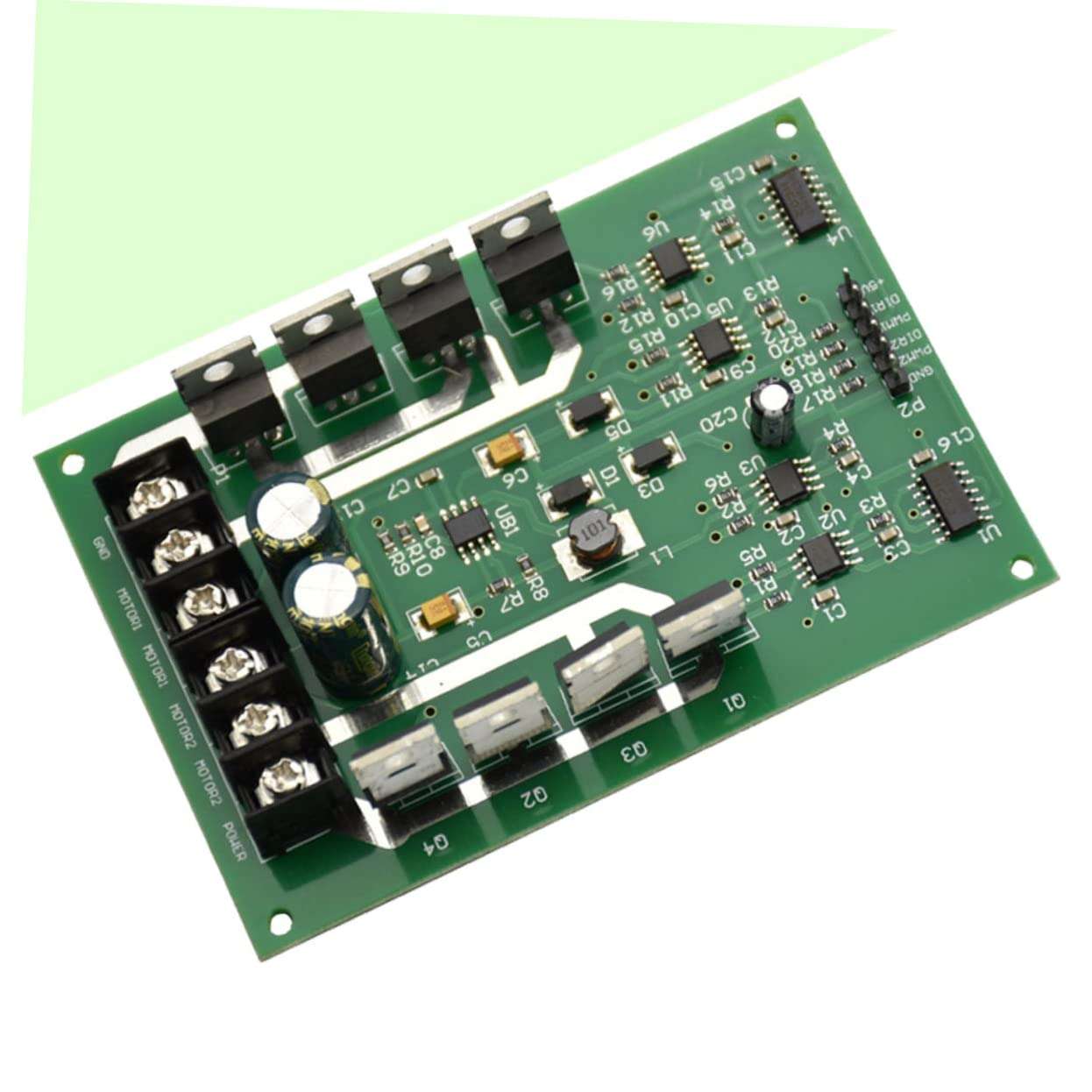 Housoutil Motor Brake H Bridge Circuit H Bridge Motor Driver High Current Hbridge Motor Driver H Bridge Motor Driver Circuit H Bridge Driver Hi-fi High Power Amplifier Board Handtruck 5