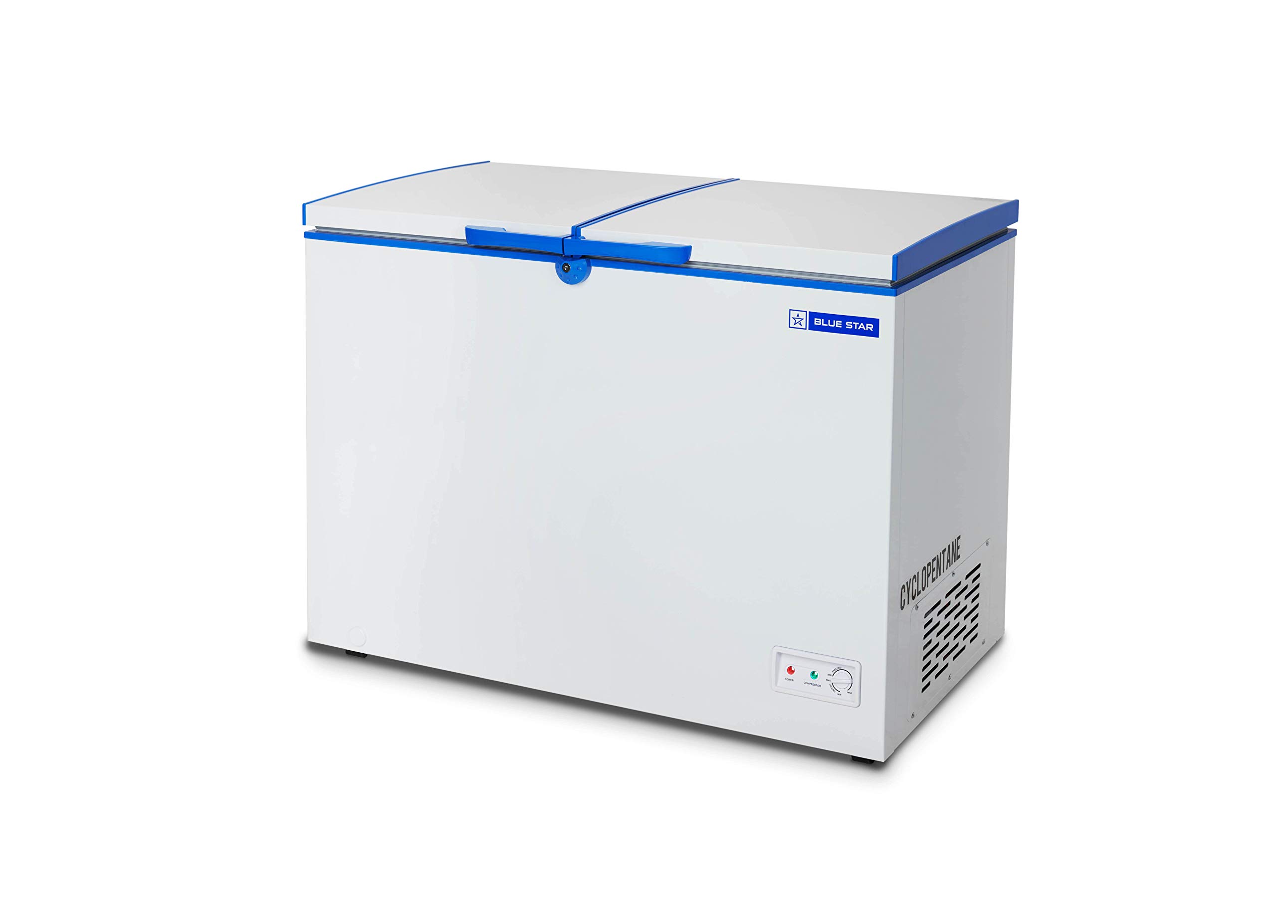 Blue Star CHFDD300DGSW Double Door Deep Freezer (284 L, White) 3