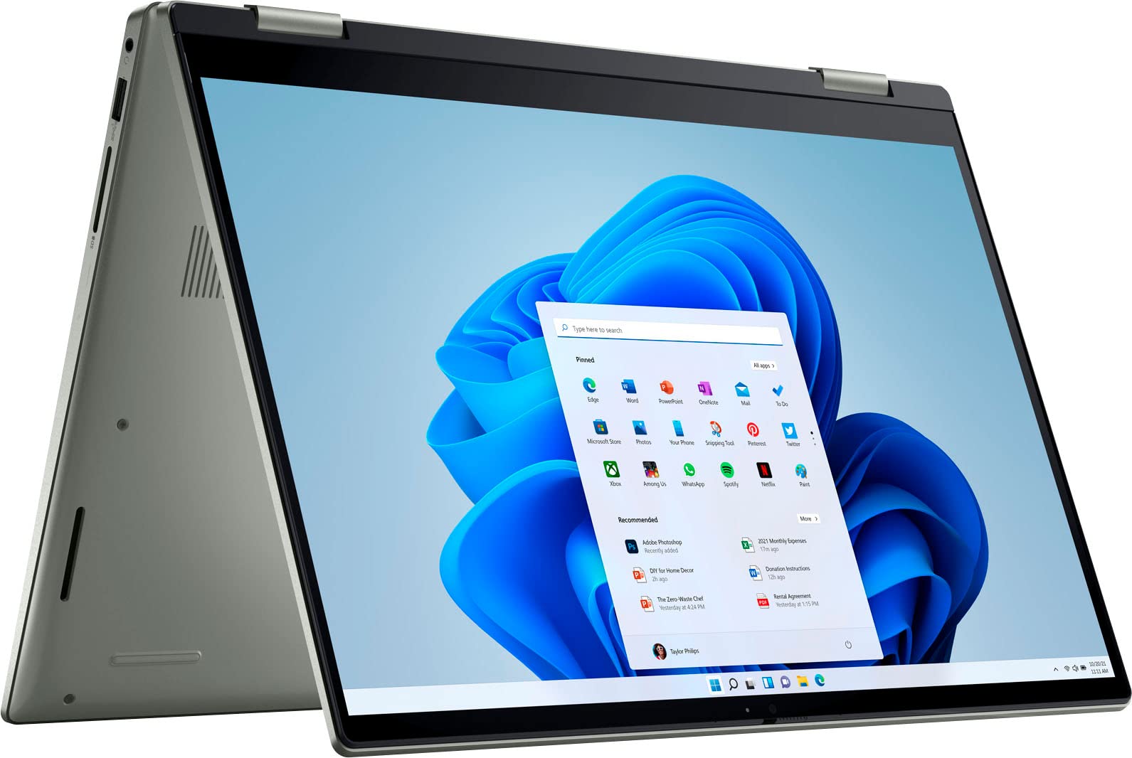 2022 DELL Inspiron 7000 14" FHD+ IPS Touch 2-in-1 Convertible Laptop 6-Core AMD Ryzen 5 5625U AMD Radeon Graphics 24GB RAM DDR4 512GB NVMe SSD HDMI USB-C WIFI AX Backlit KB Fingerprint Windows 10 Home 4