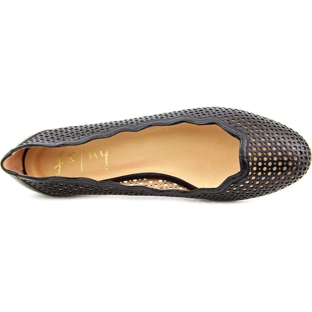 French Sole Women's Nymph Ballet Flat, Black, 8.5 5
