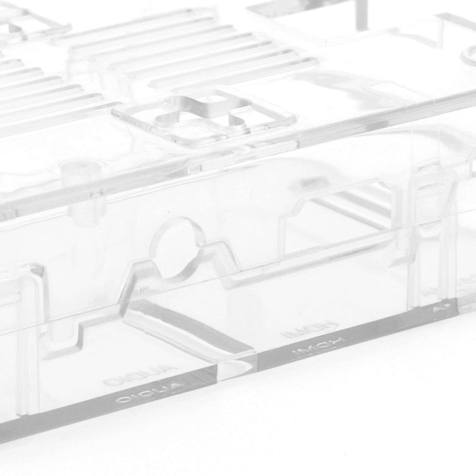 Transparent Case with CPU Cooling Fan, Protective Box, Frosted Transparent Protective Case 6