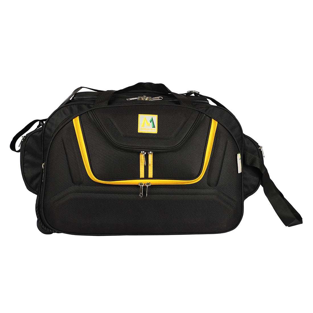 M MEDLER (Expandable) Duffel_Eagle-Black Duffel Strolley Bag 3
