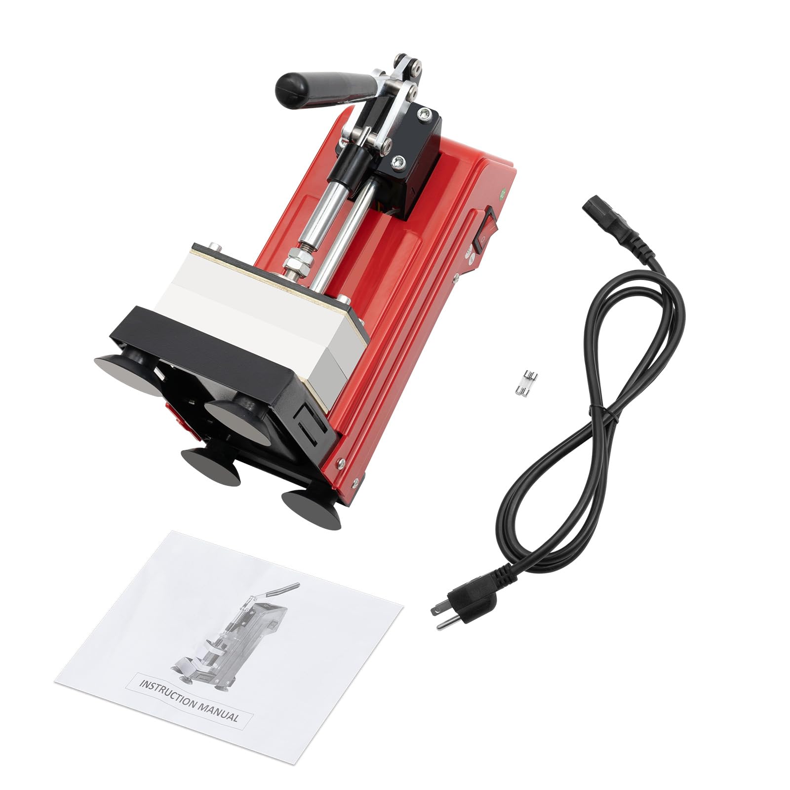 Heat Press Machine 900W Mini Manual Heat Presser Heavy Duty Hot Press Stamping 6