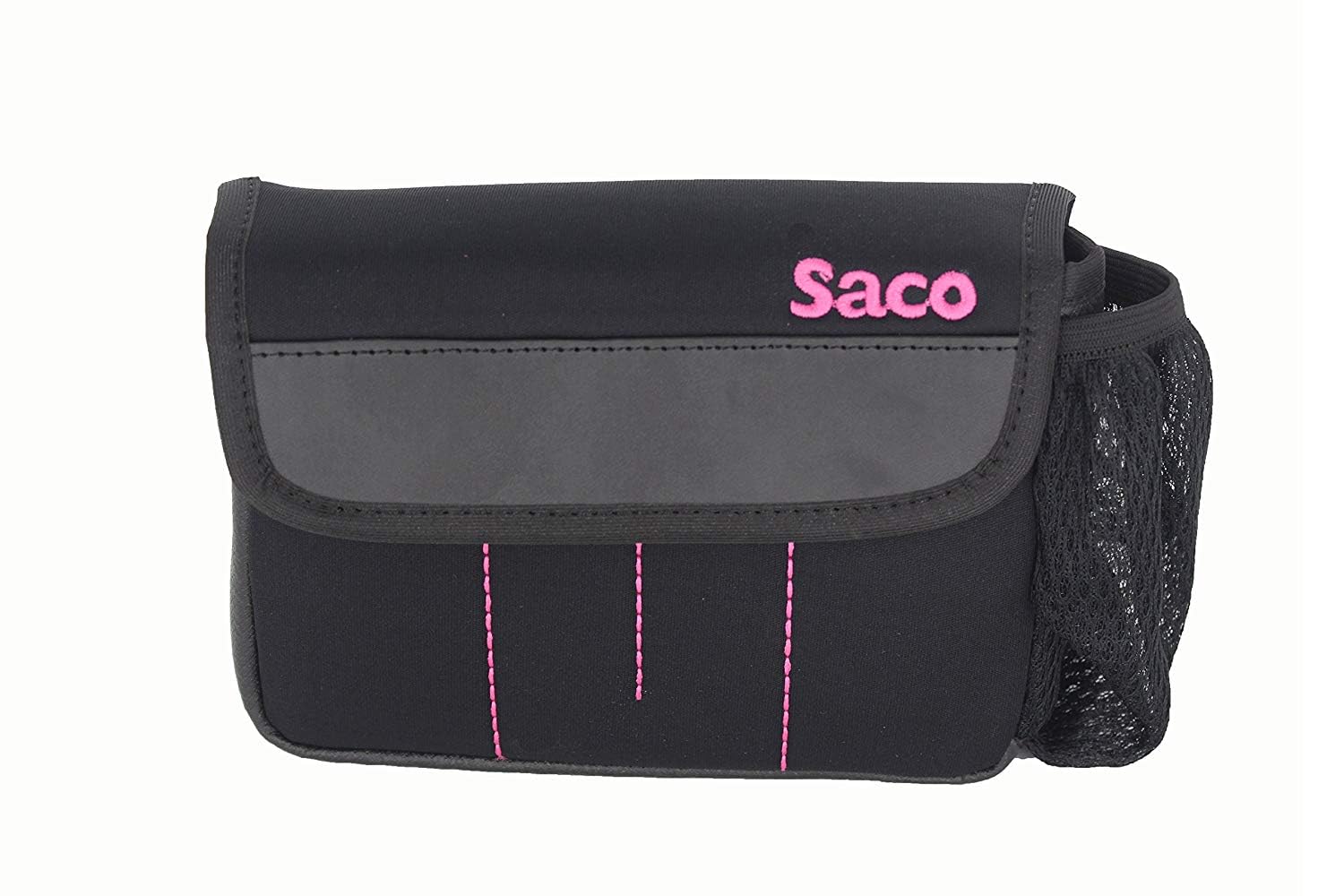 Saco Soft Carry Case Bag for USB Cable, Travel Adapter, Laptop Mobile Charger, Power Bank, Ear Phones,Hard Disk, Digital Accessories Organiser (17 x 13 x 5 cm LxHxW) 1
