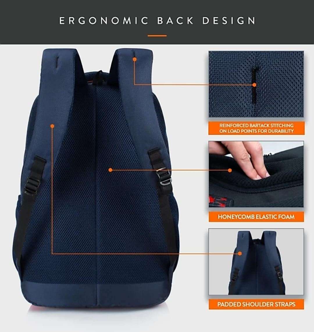 Bag,Backpack,48L,Provogue,Water Resistant,Blue and Red mix 4